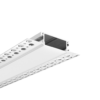 Recessed trim-less Aluminum LED Profile w/diffused cover and flange for continuous runs/ AP-81