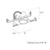 4" Line Voltage Non-IC Universal New Construction Housings - Image 2