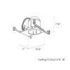 6" Line Voltage Non-IC Airtight Universal New Construction Housings - Image 2